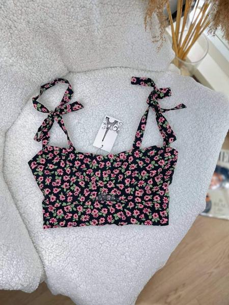 Топ Arina (42-44) 1501 black-pink (лето)