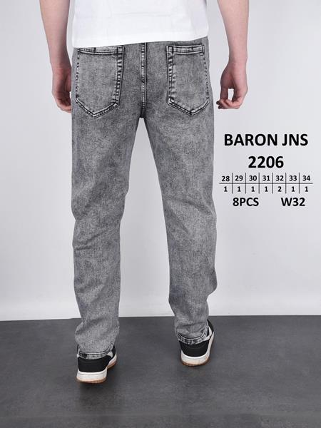 Джинсы God Baron (28-34) 2206 grey (деми)