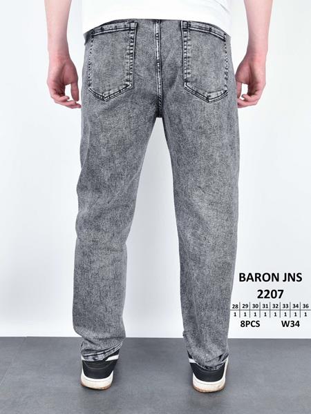 Джинсы God Baron (28-36) 2207 grey (деми)