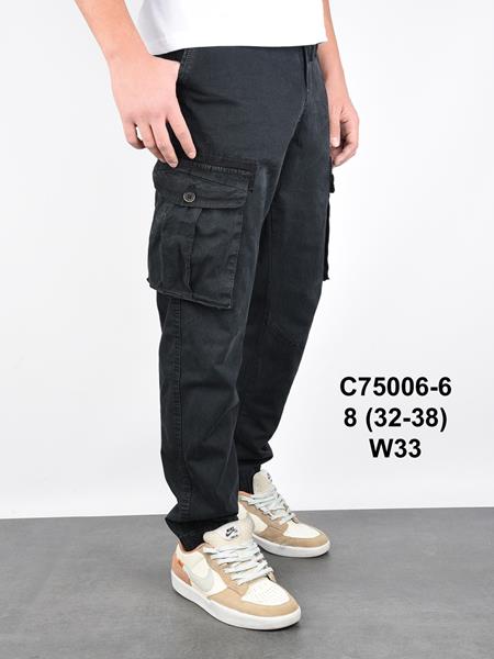Джинсы God Baron (32-38) 75006-6 black (деми)