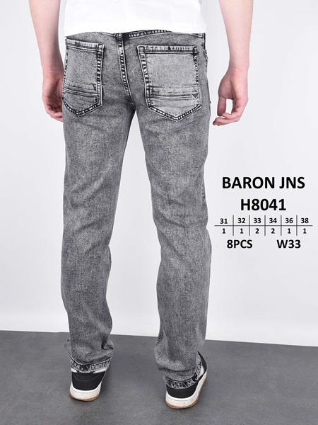 Джинсы God Baron (31-38) 8041 grey (деми)