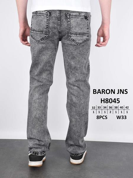 Джинсы God Baron (32-42) 8045 grey (деми)
