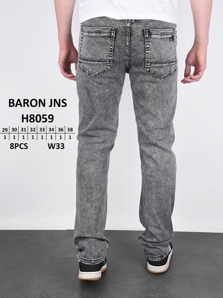 Джинсы God Baron (29-38) 8059 grey (деми)