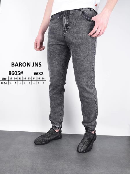 Джинсы God Baron (29-38) 8605 grey (деми)