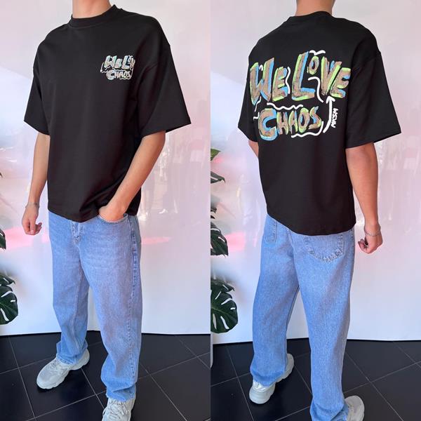 Футболка Three Black (S-2XL) 2003 black (лето)