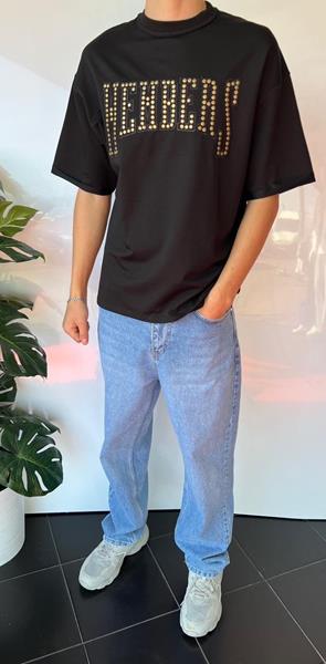 Футболка Three Black (S-2XL) 2025 black (лето)