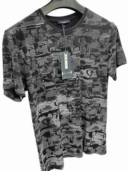 Футболка Vip Stendo (M-2XL) 5058 black (лето)