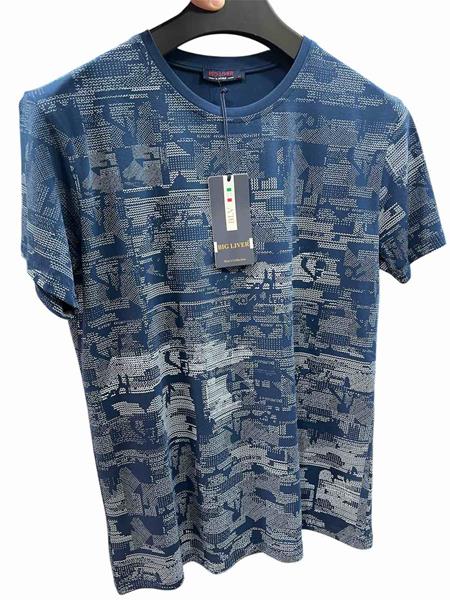 Футболка Vip Stendo (M-2XL) 5058 blue (лето)