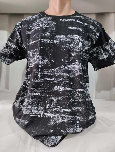 Футболка Panda (2XL-6XL) 1718 black (лето)