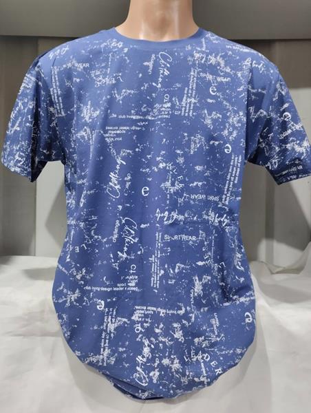 Футболка Panda (2XL-6XL) 1725 l.blue (лето)