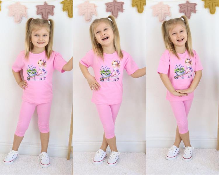 Костюм Fili kids (2-8) FK882 pink (лето)