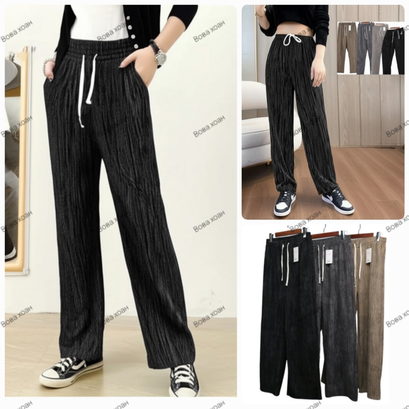 Штаны Hoan (2XL-6XL) 9669-7 mix (деми)