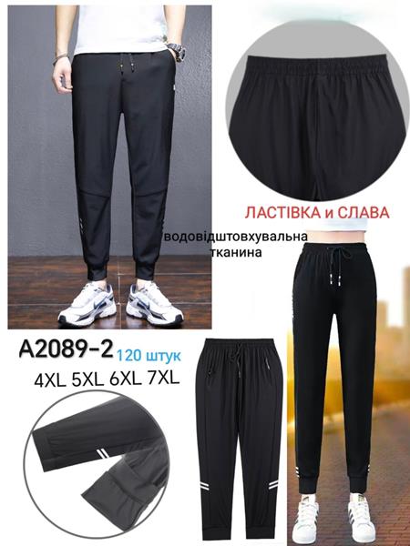 Штаны спорт Giang (4XL-7XL) 2089-2 mix (деми)