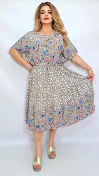 Платье Romeo life (54-58) 718 beige (лето)