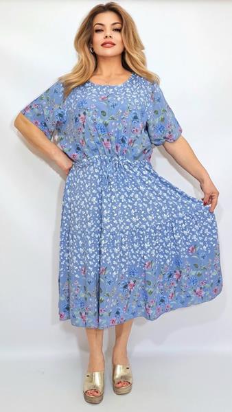 Платье Romeo life (54-58) 718 l.blue (лето)