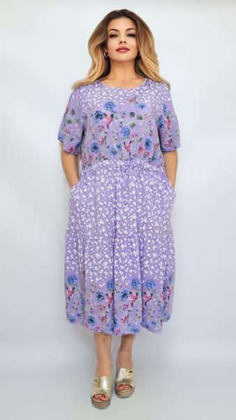 Платье Romeo life (54-58) 718 lilac (лето)