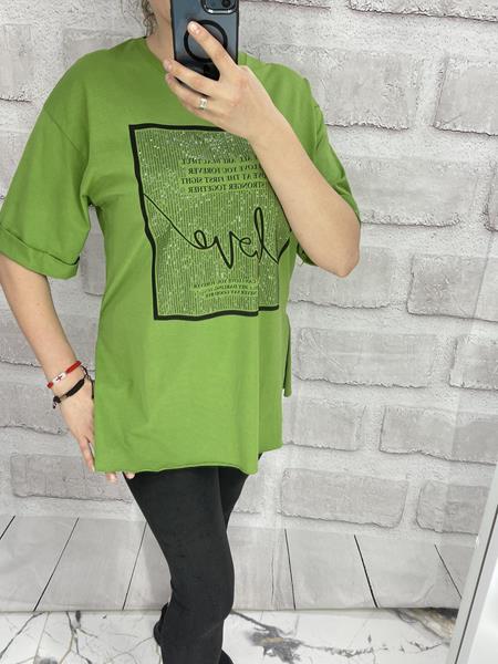 Футболка Karon (S-L) 4540 green (лето)