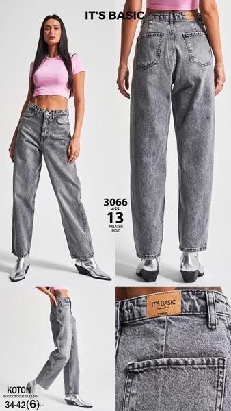 Джинсы Ruxa (34-42) 3066-4-13 grey (деми)