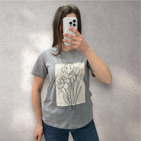 Футболка Ekvato (44-48) 25049 grey (лето)
