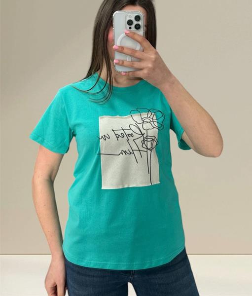 Футболка Novetly Store (44-48) 25050 l.blue (лето)