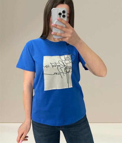 Футболка Novetly Store (44-48) 25050 blue (лето)