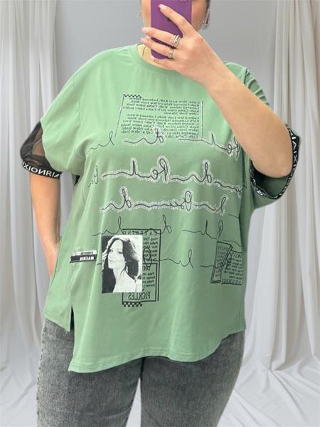 Футболка Novetly Store (52-56) 25316 mint (лето)