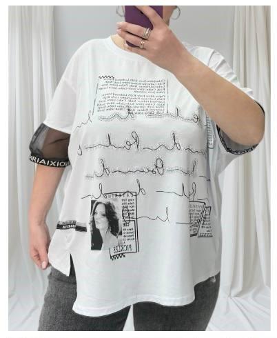 Футболка Novetly Store (52-56) 25316 white (лето)
