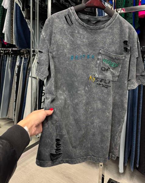 Футболка Dalkosti Shop (S-L) DS542 grey (лето)