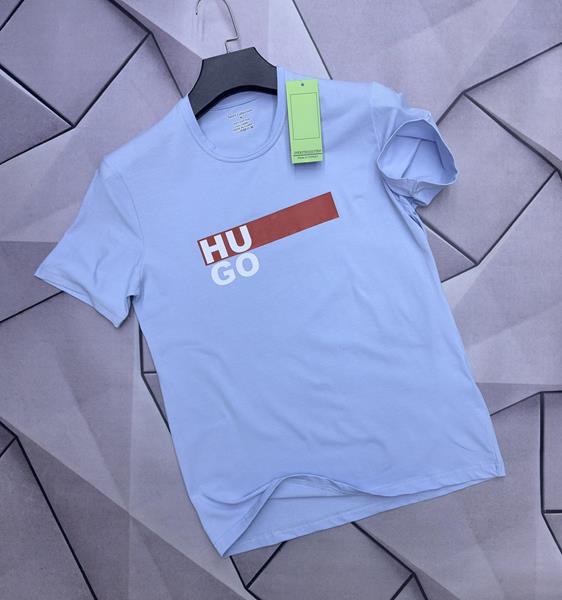 Футболка Rassul (S-2XL) 5681 l.blue (лето)