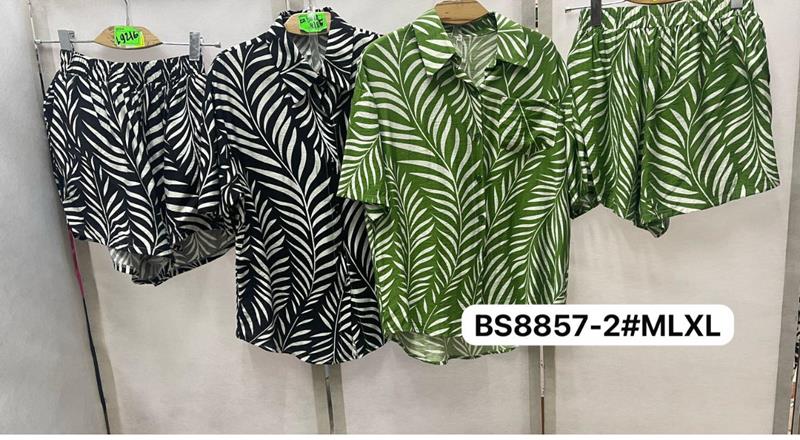 Костюм Шаолинь (M-XL) BS8857-2 black (лето)