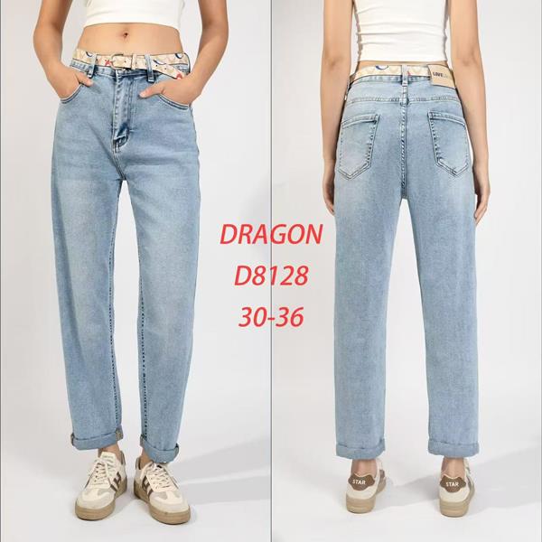 Джинсы Leen (30-36) D8128 blue (деми)
