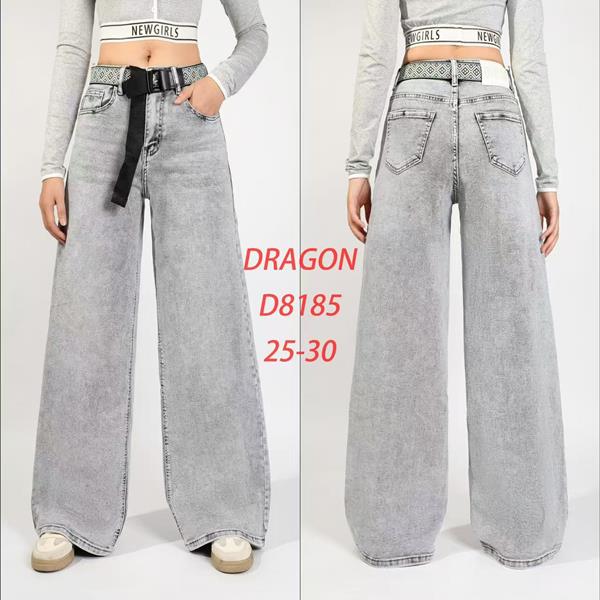Джинсы Leen (25-30) D8185 grey (деми)