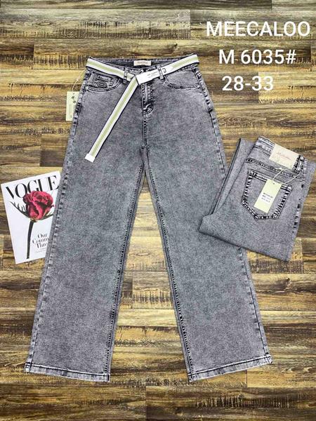 Джинсы Leen (28-33) M6035 grey (деми)