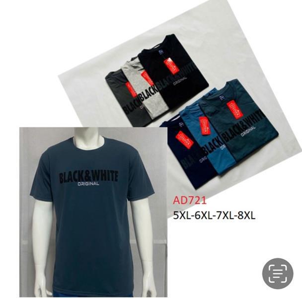 Футболка Steiner cloth (5XL-8XL) AD721 mix (лето)