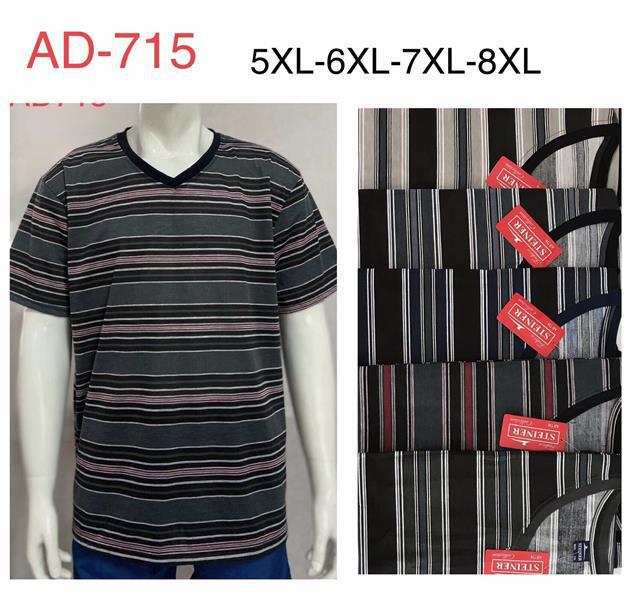 Футболка Steiner cloth (5XL-8XL) AD715 mix (лето)
