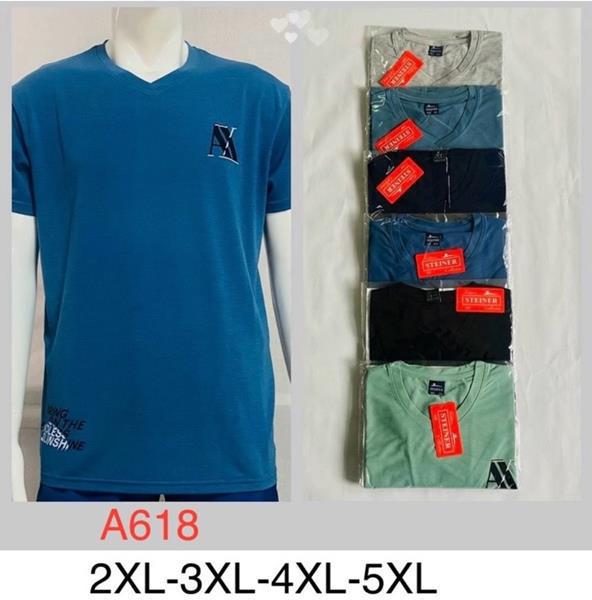 Футболка Steiner cloth (2XL-5XL) A618 mix (лето)