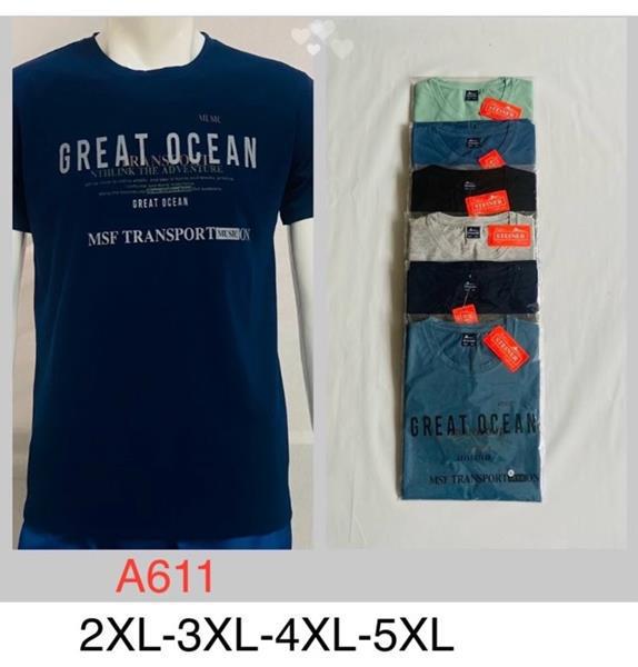 Футболка Steiner cloth (2XL-5XL) A611 mix (лето)