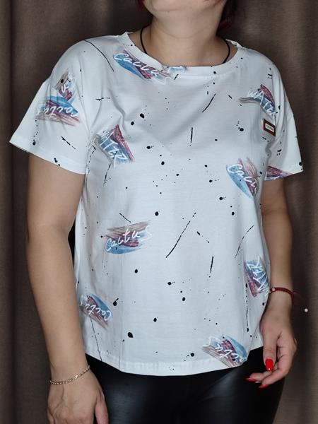 Футболка Kosta (42-48) KS362 white (лето)