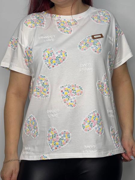 Футболка Kosta (42-48) KS404 white (лето)