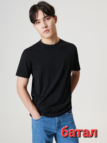 Футболка Sport style (2XL-5XL) 80 black (лето)