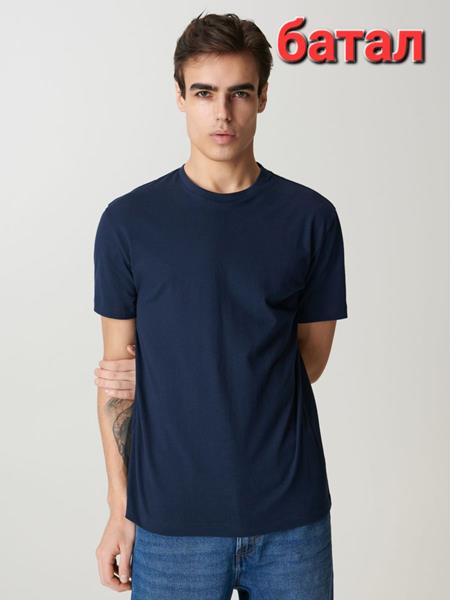 Футболка Sport style (2XL-5XL) 80 navy (лето)
