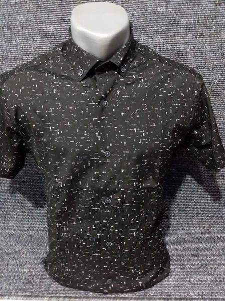 Рубашка Mary Poppins (S-2XL) 4077 black (лето)
