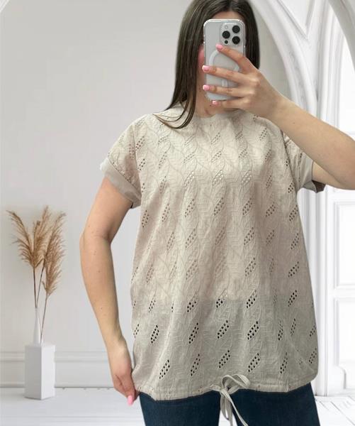 Футболка LeVisha (48-56) 25045 beige (лето)