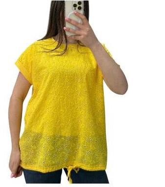 Футболка LeVisha (48-56) 25045 yellow (лето)