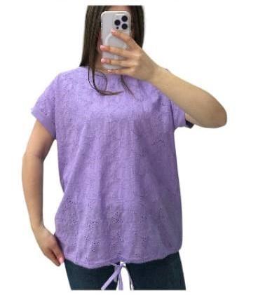 Футболка LeVisha (48-56) 25044 lilac (лето)