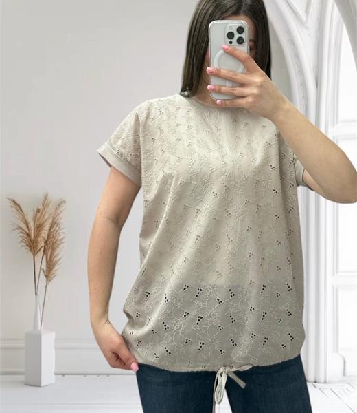 Футболка LeVisha (48-56) 25046 beige (лето)