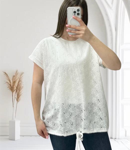 Футболка LeVisha (48-56) 25046 white (лето)