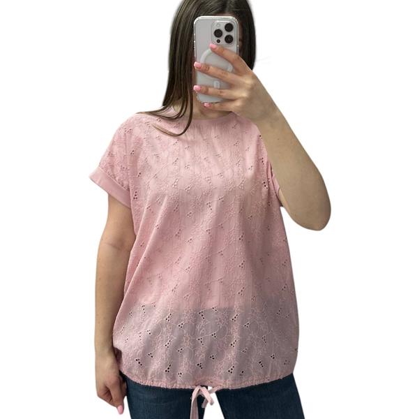 Футболка LeVisha (48-56) 25046 pink (лето)