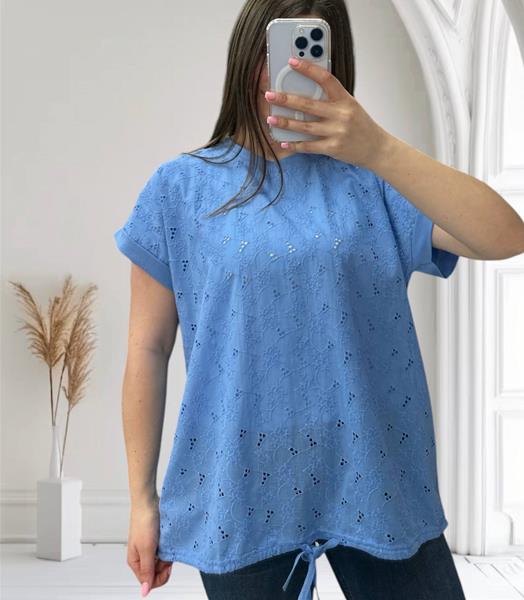Футболка G.L.S.A (48-56) 25046 l.blue (лето)