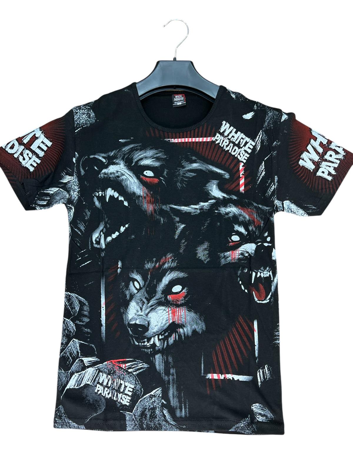 Футболка Hai (S-2XL) H16 black (лето)